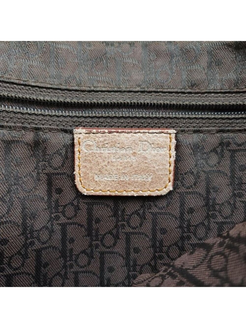 ★SOLD★ Dior Gaucho Beige Leather Messenger Bag - Picture 10 of 16